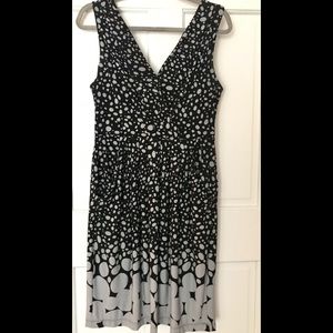 FUN knit wrap dress w/pockets!